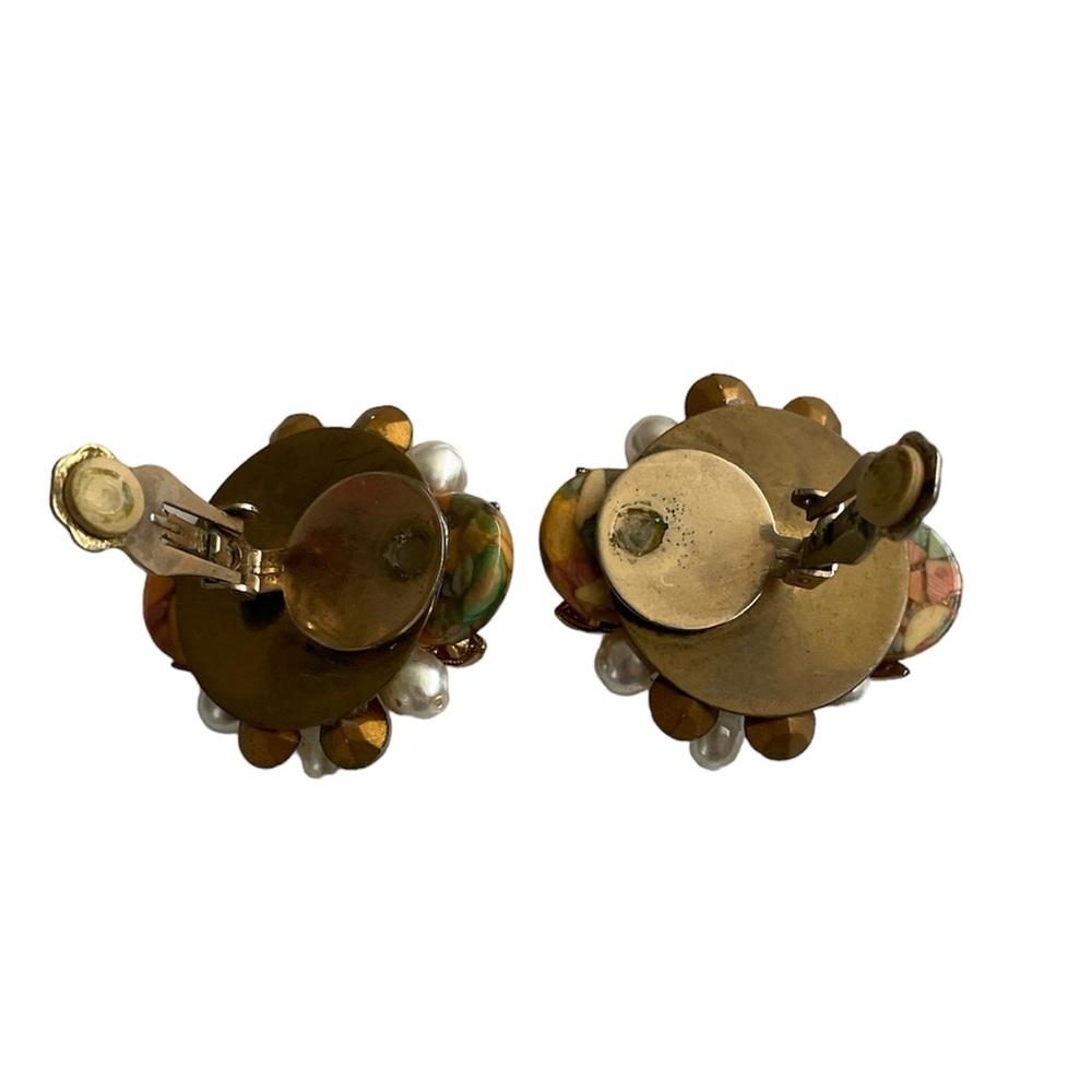 Vintage clip on earrings - Picture 4 of 4